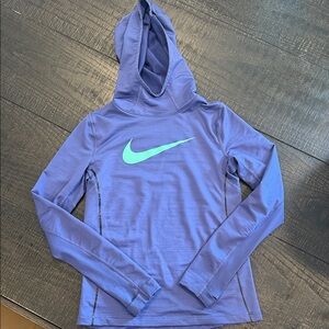 Nike Lavender Hoodie with Mint Logo